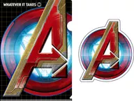 Iron Man A4 Clear file and sticker set "Vengadores: Endgame"