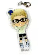 Fireflies Tsukishima, Miyagi Prefecture 1st Year Selected Acrylic Charm Mini Character Irasuto Shizu "Ichiban KUJI Haikyu! TO THE TOP ~ Tsuwamono Kiryu! ~" F Prize