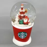 Christmas Holiday 2018 Snow Dome Red Cup 「 Starbucks Coffee 」