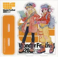 Wanda and Reset-chan Wonder Festival Official Illustration Acrylic Stand Wonder Festival 2020 Winter Goods