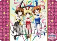 Nanoha & Fate & Hayate Character Kuta Universal Rubber Mat 「 Magical Girl Lyrical NANOHA Detachment 」