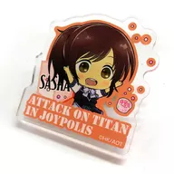 Sasha Blouse Trading Acrylic Clip "Attack on Titan in JOYSOLIS -Season3 - 1st" Carnival Game Small Prize