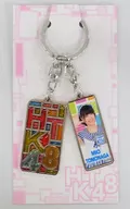 Tomonaga Misakura (HKT48) Porta-chaves em forma de vitral individual HKT48 HKT48