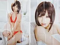 Super Large Poster In Oheya Atchan Atsuko Maeda (AKB48) Weekly Playboy 2011 No. 3-4 Merger Supplement