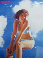 Haruka Ikawa (bikini azul claro) Clear Poster Young Magazine