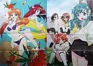 Póster de doble cara Onegai☆Twins / Este mundo feo y hermoso Anexo de la edición de mayo de 2004 de la revista Megumi