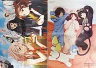 B3 Double Face Poster Amagami SS + plus/Gilty Crown アニメディア March 2012 Appendix