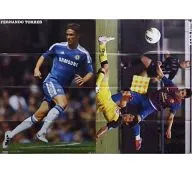 両面ポスター フェルナンド・トーレス/ダビド・ビジャ ワールドサッカーダイジェスト2011年9月1日号別冊付録