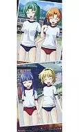 魅音＆レナ＆沙都子＆梨花(体操服) メタル紙 「ひぐらしのなく頃に解 スティックポスター」