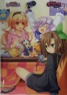 A2 Clear Poster Set (4 personas) "Hyperdimension Neptunia + mk2 Art Book" SBCr shop Purchase benefits