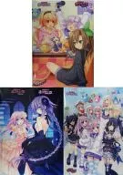 全3種セット A2クリアポスター「超次元ゲイム ネプテューヌ+mk2 アートブック」SBCrショップ購入特典