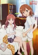 Extra Large B2 Size Poster "A Certain SCIENTIFIC Railgun" by Mikoto Misaka and Kuroko Shirai (changing clothes)