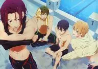 A2 Full Size Poster Assembly (Pool Side) "Free! KUJI" C Prize 2