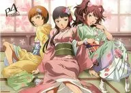 描き下ろしアニメイラストA3ポスター 集合(和服) 「Blu-ray/DVD ペルソナ4 第1巻」 ゲーマーズ予約購入特典