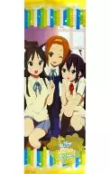 "K-on! Stick Poster" with special specifications for Mio, Ritsu and Azusa (summer clothes)