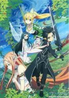 Póster 3D BIG (póster 3D) Kirito & Asuna & Leafa & Yui "Sword Art Online" tipo B
