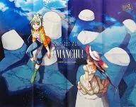 Extra Large Poster (Oito Vezes) Hikari & Futaba "Amanchu!" Mensal Comic Blade, Abril de 2011 Suplemento