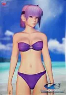 B2ポスター あやね(パープル/水着) 「Xboxソフト DEAD OR ALIVE Xtreme Beach Volleyball」