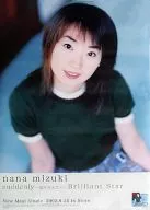 B2販促ポスター 水樹奈々「CD suddenly ～巡り合えて～/Brilliant Star」