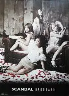 B2 announcement poster Scandal "CD HARUKAZE" Sony Music Shop first arrival Purchase benefits