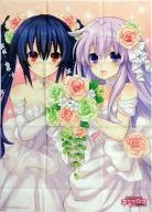 A1布ポスター ネプギア＆ノワール 「PS Vitaソフト 超次次元ゲイム ネプテューヌRe;Birth2 SISTERS GENERATION」 いまじん/いまじんWEBショップ購入特典