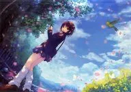 A3クリアポスター 春の風にのせて(珈琲貴族) 「絵師100人展 04」