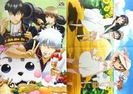 B3 Double-Sided Special Poster (Four Fold) Gintoki, Hijikata, and Okita / Assembly "The GINTAMA Theater Version : The Completion of A CERTAIN SCIENTIFIC RAILGUN S : All Things are Forever /" アニメディア August 2013 Appendix