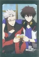 D-2 Prize for "Rakuten Books Kururi ックジストア Re : HAMATORA" Poster Nice & Murasaki with Special Display Platform