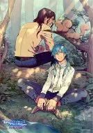 A3 Clear Poster Mink & Aoba "PC Soft DRAMAtical Murder re : connect" Seagull reservation bonus