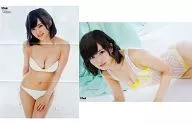 Poster super BIG de ambos os lados (Kutsuori) Aya yamamoto (NMB48) BOMB Dezembro de 2014 Suplemento