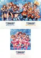 A3 Clear Poster 3-Pack Set "CDs idol Master Cinderella Girls' jewelries! Series 2nd" Animate 3-Production Linked Purchase benefits