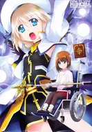 Original B2 Clear Poster Hakami Hayate "Magical Girl Lyrical NANOHA A's Blu-ray Box" Animate Purchase benefits