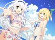 Extra Large Swimsuit Poster (Yatsufold) Sistine Fibel & Rumia Tingel "Akashic Records of Bastard Magic Instructor" Shonen Ace-A, July 2016 Special Supplement