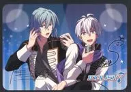 Tamaki Yotsuba and Sogo Osaka (Print with signature) "Idolish Seven x Animega Cafe Bath Arts"