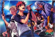A collection of B2 clear posters drawn by Mr. Shun Saeki "Blu-ray/DVD Food Wars!: SHOKUGEKI NO SOMA" Vol. 5 to Vol. 8 Purchase benefits
