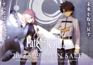 B2 double-sided promotional poster Fujimaru Tatsuka & Mash Kyrielight / Mash Kyrielight "Blu-ray/DVD Fate/Grand Order-First Order -"