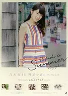 B2告知特製ポスター 高山一実(乃木坂46) 「CD 裸足でSummer」 全国握手会会場限定ランダム交換品