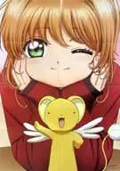 B2 Double Face Poster (Yatsuori) Sakura & Kelo-chan / Set "Card Captor Sakura Clear Card Edition / Theater Edition Pocket Monster Kimi ni Shitta!" アニメディア August 2017 Appendix