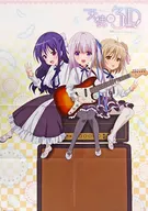 B2両面ポスター(八つ折) 集合/紅葉谷希美＆五島潤＆金城そら 「天使の3P」 電撃G’sコミック 2017年9月号 Vol.40付録