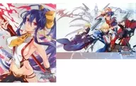 [A la Carte] A3 Clear Poster 2 Types Set Mai = Jujube / Collection "PS4/PS3 Soft BLAZBLUE CENTRALFICTION Limited Box Famitsu DX Pack" Included Special Gift