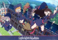 A3 Clear Poster Akko & Lotte & スーシィ "Blu-ray/DVD Little Witch Academy" Sofmap sofmap Gift Purchase