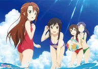 A collection of A3 mini clear posters "Theatrical non non biyori Bake-san"