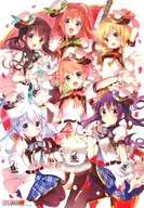 A3 Clear Poster Is the Order a Rabbit? "Manga Time Kirara Exhibition" Animate Gamers advanced ticket bonus