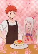 B2 poster Sakaemiya Shiro & Ilya (kimono) "Sakaemiya's Today's Rice ×ufotable Dining" Enjoyable KUJI W Chance Prize