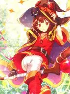 中原描き下ろし片面B2ポスター(八つ折) めぐみん 「続・この素晴らしい世界に爆焔を!」 月刊コミックアライブ 2019年6月号付録2