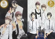 B2 Poster 2 Set Jacket Ilustração "CD QUEL/SQ Unit Song" Front and Back "Series Front QUILL / Back QUILL" Bônus de compra em comum com lojas