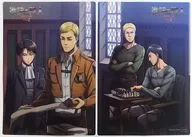 A3 clear poster survey team "Blu-ray/DVD Attack on Titan Season 2" All Amazon Volumes Purchase benefits