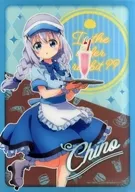 A3 Clear Poster Chino "Kyarato KUJI Is the Order a Rabbit?? ~ American Diner ~" P Prize