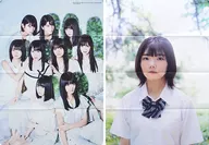 B2 Extra Large Double-Sided Poster (Yatsufold) Keyakizaka46 second generation / Tokichi Natsusuzu (Keyakizaka46) BUBKA Supplement to August 2019 issue