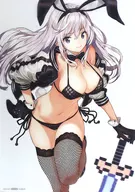 A2 clear poster Yu Usa "saitom original Zimakupiza Yu 宇佐田 Pink Ver. illustration by saitom 1/6 PVC coated finished product" Purchase benefits Amiami
